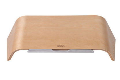 Ergonomic Laptop Stand – Wooden Laptop Tilt - back panel view