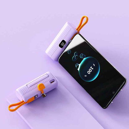 Fast Charging Portable Power Bank – Power Bank Compact - close-up detail view