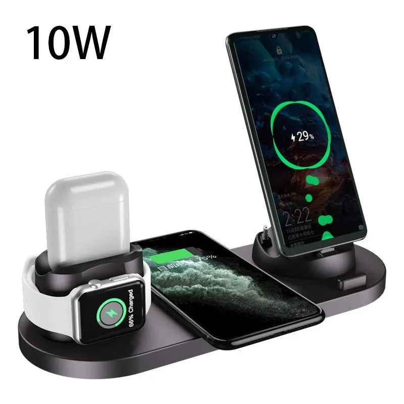 The Omni 6-in-1 Multi-Device Wireless Power Station - GadgetsMerch Hub