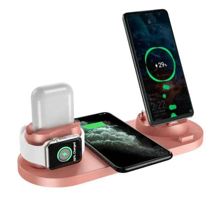 The Omni 6-in-1 Multi-Device Wireless Power Station - GadgetsMerch Hub