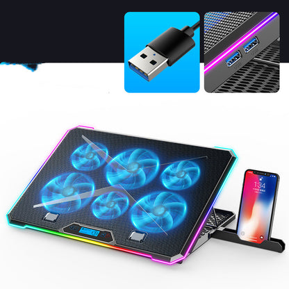 Silent Laptop Cooling Pad – Stand - packaging and contents