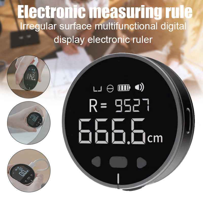 High-Precision Digital LCD Electronic Tape Measure & Ruler