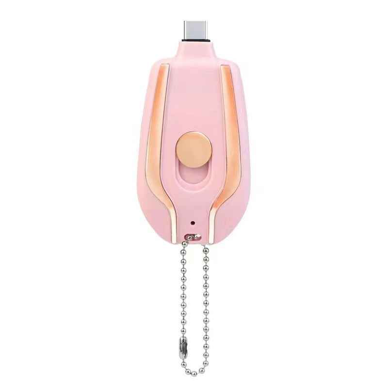 Ultra-Compact 1500mAh Type-C Keychain Power Bank