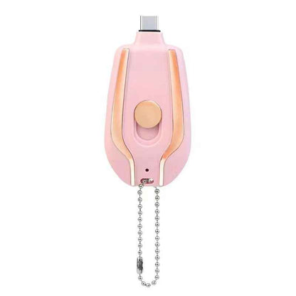 Ultra-Compact 1500mAh Type-C Keychain Power Bank