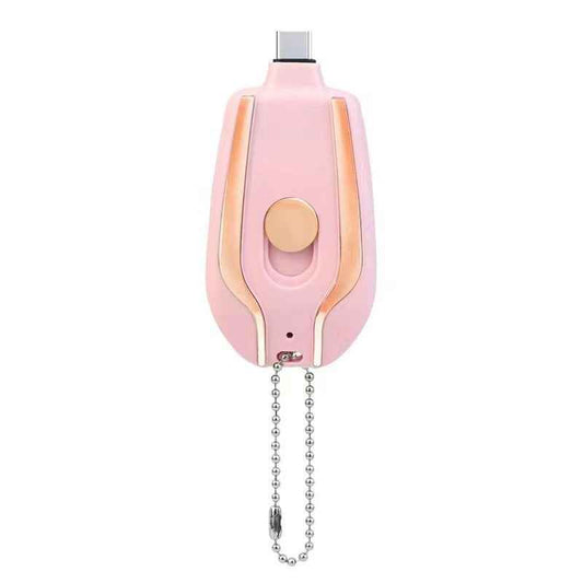 Ultra-Compact 1500mAh Type-C Keychain Power Bank