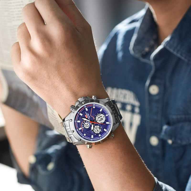 Hd Display Smart Watch – Premium Waterproof - side angle view