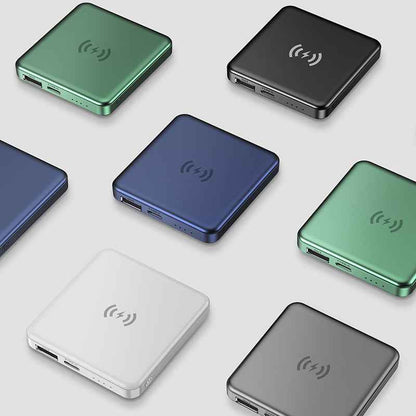 10000mah Ultra-Slim Portable Power Bank – Magnetic Wireless Power