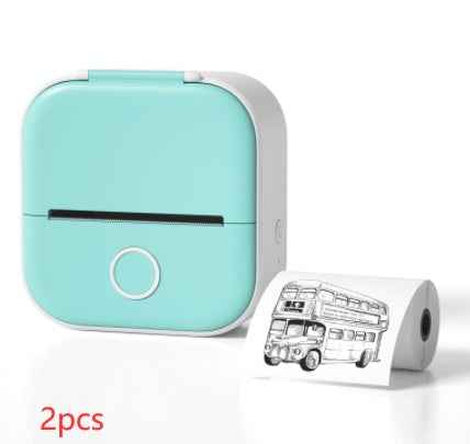 Portable Bluetooth Thermal Label & Mini Photo Printer