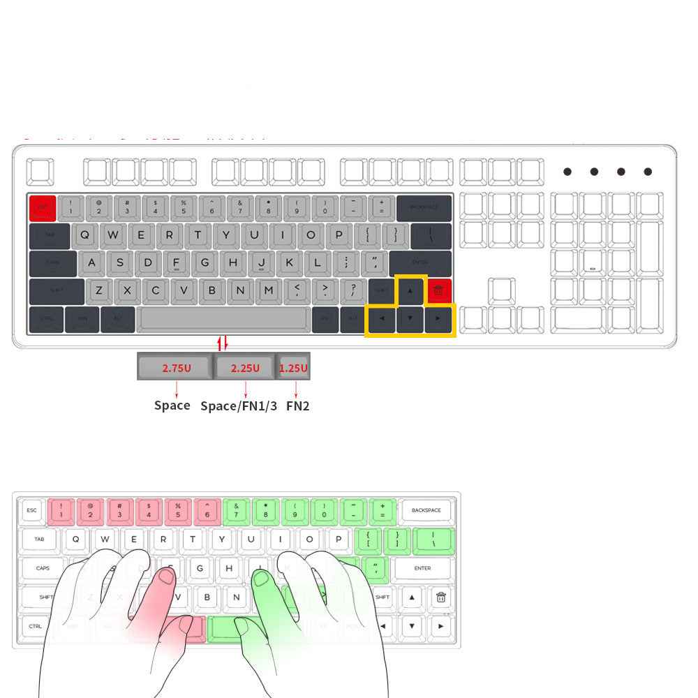 Rgb Backlit Mechanical Keyboard - close-up detail view