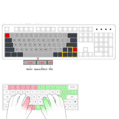 Rgb Backlit Mechanical Keyboard - close-up detail view