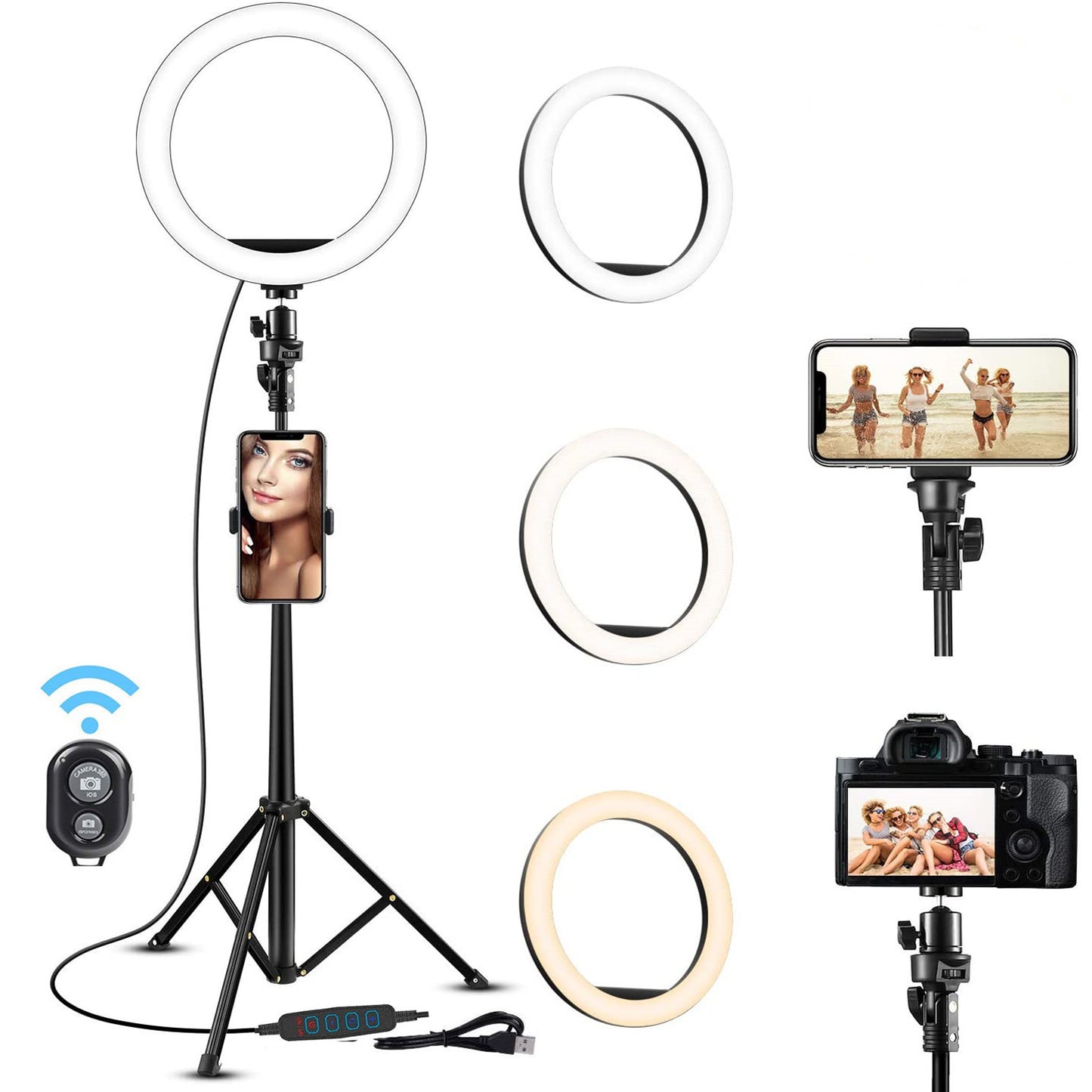 Dimmable Ring Light – Beauty - lifestyle usage shot