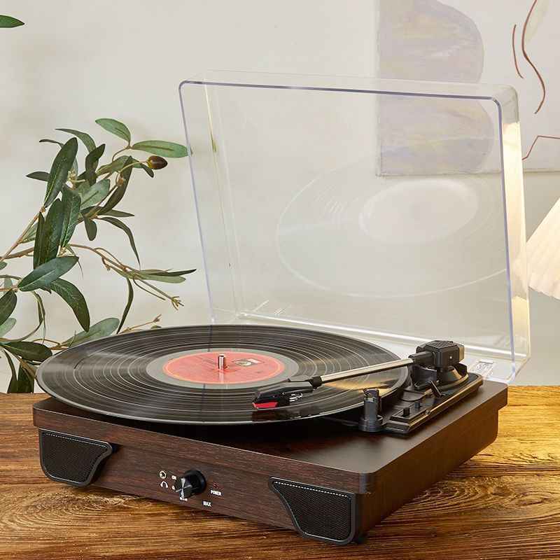 Waterproof Portable Bluetooth Speaker – Turntable - in use demonstration