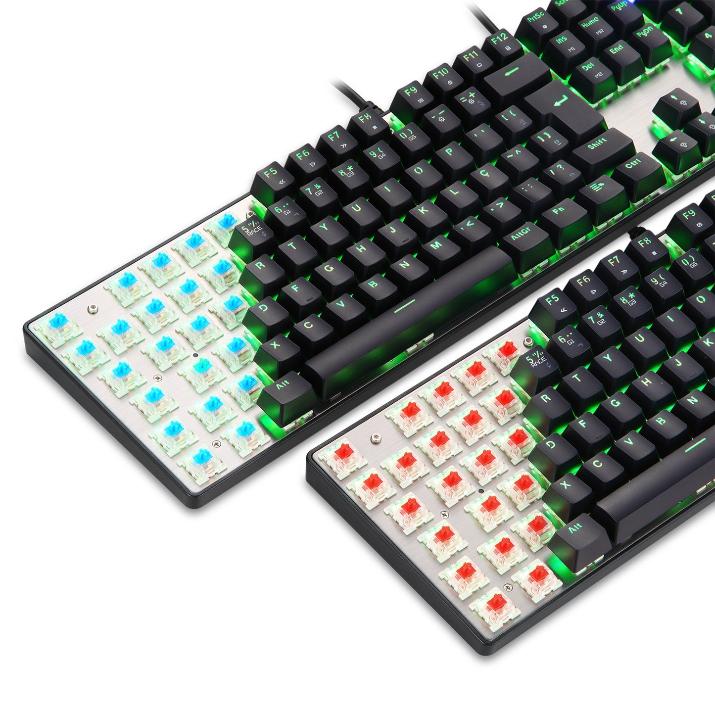 Rgb Backlit Mechanical Keyboard - size comparison