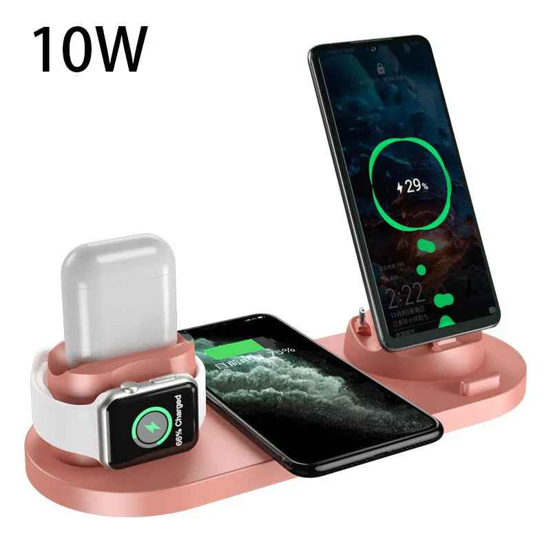 The Omni 6-in-1 Multi-Device Wireless Power Station - GadgetsMerch Hub