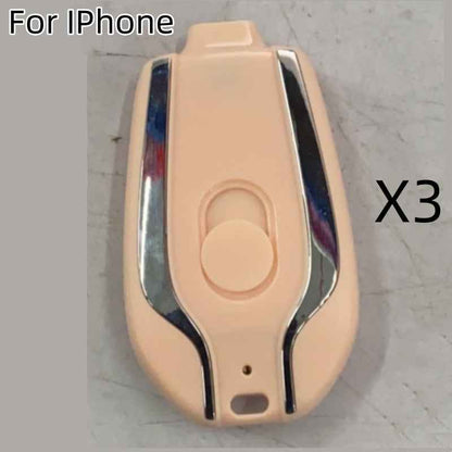 Ultra-Compact 1500mAh Type-C Keychain Power Bank
