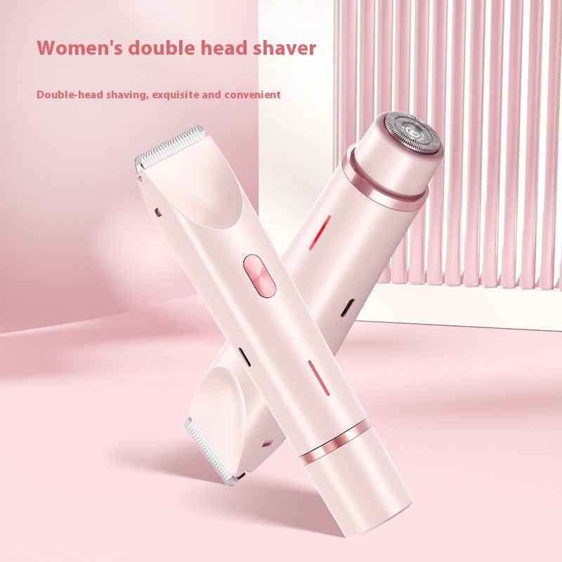 Women's 2-in-1 Dual Head Electric Shaver & Body Trimmer