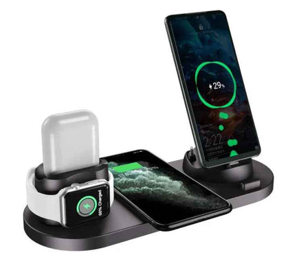 The Omni 6-in-1 Multi-Device Wireless Power Station - GadgetsMerch Hub