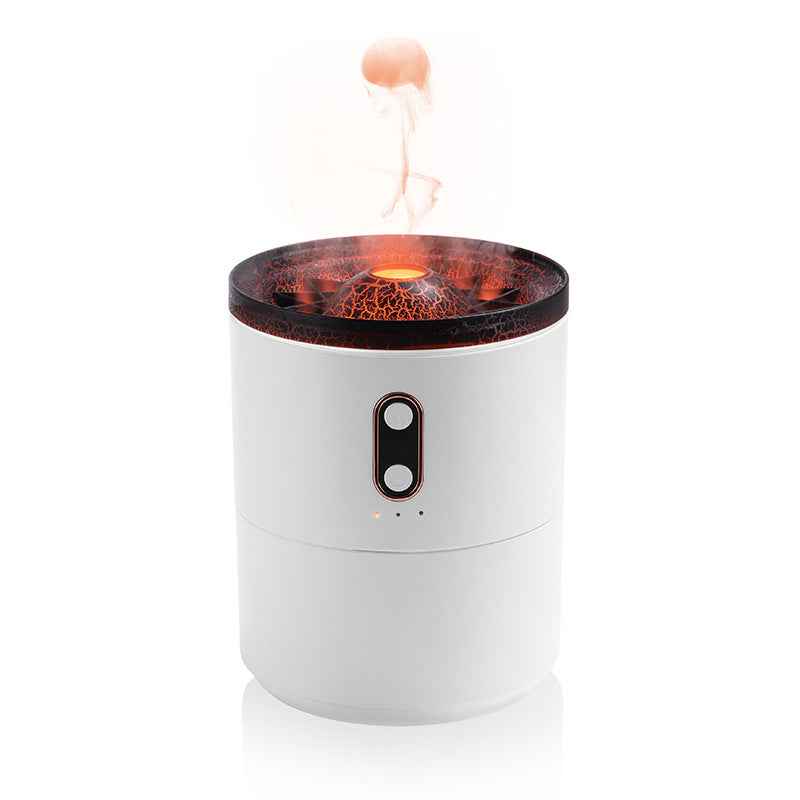 Portable Volcanic Flame Essential Oil Diffuser & Humidifier