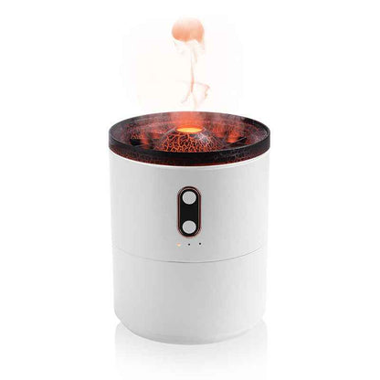 Portable Volcanic Flame Essential Oil Diffuser & Humidifier