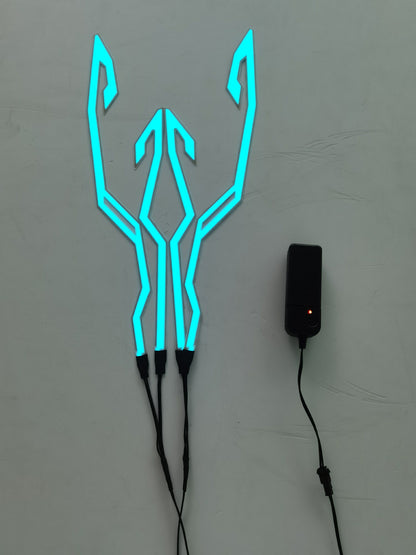 Smart App Control Led Strip Lights – Luminous Helmet Strip - packaging and contents