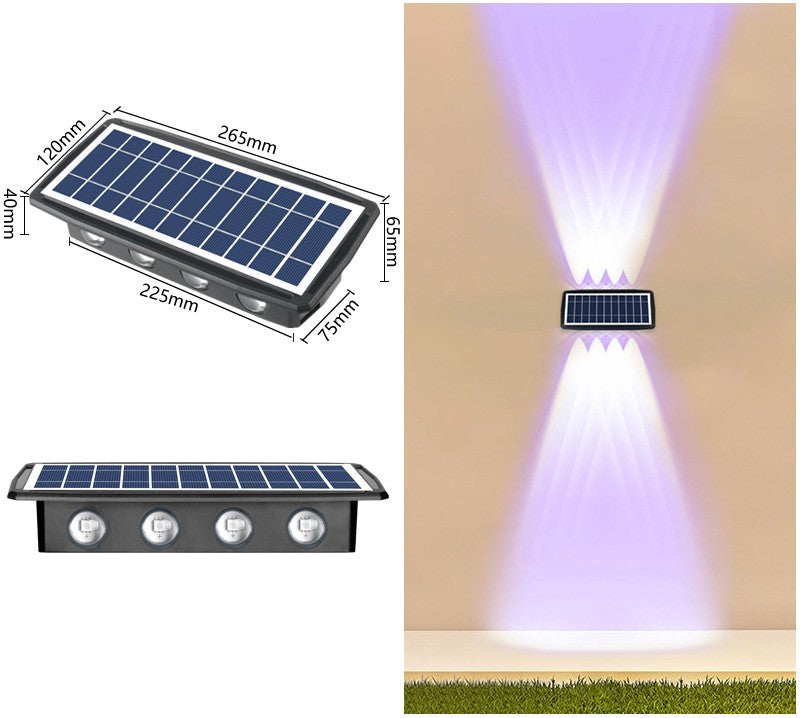 Ultra-Bright Waterproof Solar Wall Lights
