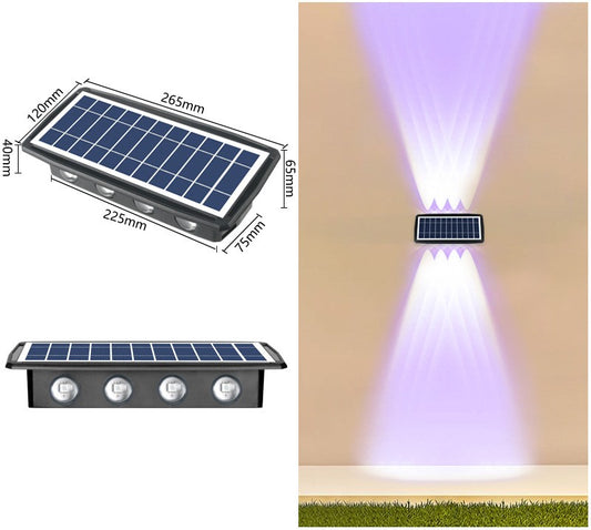 Ultra-Bright Waterproof Solar Wall Lights