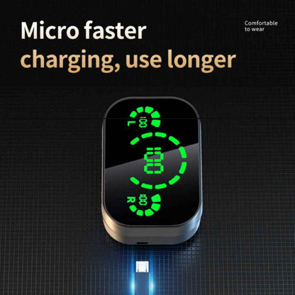 TWS Wireless Bluetooth Earbuds with Smart LED Display & Breathing Light.