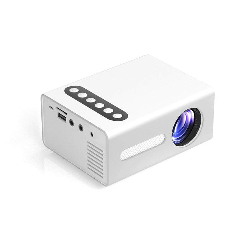 1080p Portable Mini Projector – Home Office T300 - back panel view